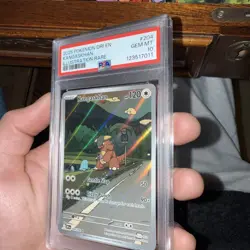 2025 POKEMON DRI EN-DESTINED RIVALS ILLUSTRATION RARE #204 KANGASKHAN PSA 10 - Image 1
