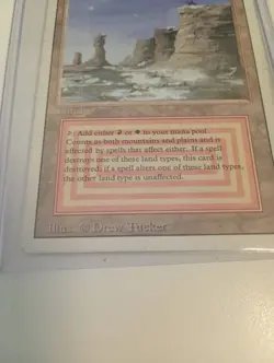 Plateau Revised MTG Magic the Gathering Reserved List Dual Lands EDH vintage MP - Image 3