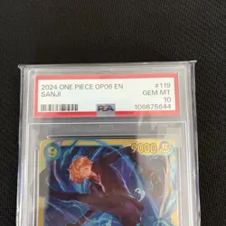 One Piece Sanji OP06-119 Wings Of The Captain SEC PSA 10 - Image 2