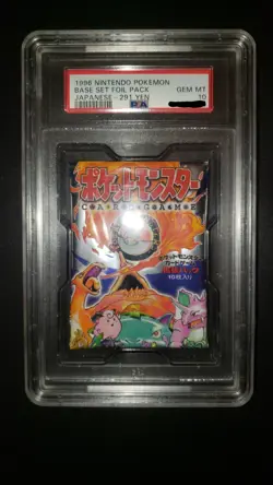 1x Booster Pokemon Expansion Pack Base Set Japanese 291 yen PSA 10 1996 wizards - Image 1