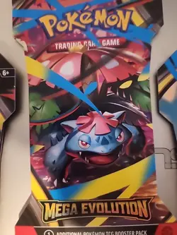 4x Pokemon TCG Mega Evolution Base Set Sleeved Packs BRAND NEW Art Set - Image 3