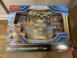 Pokemon TCG Mega Kangaskhan ex Box 4 Booster Packs Foil Promo Card NEW/Sealed - Image 1
