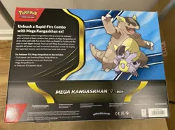 Pokemon TCG Mega Kangaskhan ex Box 4 Booster Packs Foil Promo Card NEW/Sealed - Image 2