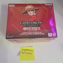 One Piece CCG OP13 Carrying On His Will Booster Box - New & Sealed - English - Image 1