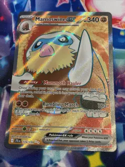 Pokemon TCG Mamoswine ex 174/159 Ultra Rare Journey Together NM/M - Image 1