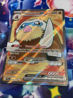 Pokemon TCG Mamoswine ex 174/159 Ultra Rare Journey Together NM/M - Image 2