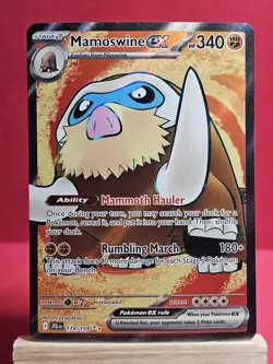 Mamoswine ex 174/159 Ultra Rare Journey Together Pokemon TCG Mint NM - Image 1
