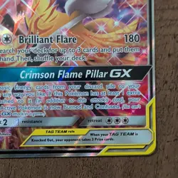 Charizard and Braixen GX SM230 Sun and Moon Black Star Promo NM Pokemon Card - Image 4