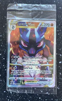 Lucario VSTAR Swsh291 Swsh: Sword & Shield Promo Cards Holo sealed - Image 1