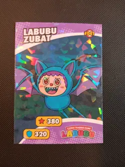 Labubu Zubat Pokemon Labubu Cards Trading Game Card Peru US Seller MINT - Image 1
