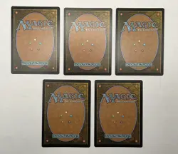 MTG Magic Edge Of Eternities 5 Land Card Lot Mint FOIL Never Played - Image 2