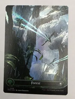 MTG Magic Edge Of Eternities 5 Land Card Lot Mint FOIL Never Played - Image 3