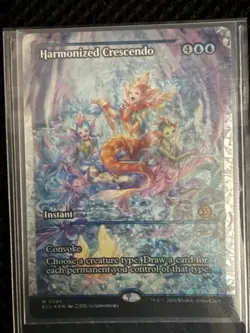 Harmonized Crescendo (0394) (Showcase) (Fracture Foil) Lorwyn Eclipsed Foil - Image 2