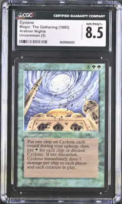 MTG Arabian Nights CYCLONE CGC 8.5 (BIN0002) Graded Power - Image 1