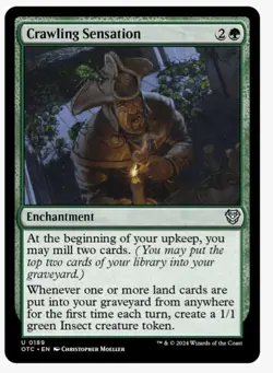 Crawling Sensation | Outlaws of Thunder Junction (OTC) | MTG Mill | NEW NM-MINT - Image 1