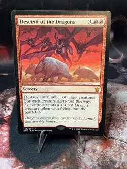 Descent of the Dragons - DTK 133 - Dragons of Tarkir - MTG Mythic - Image 1