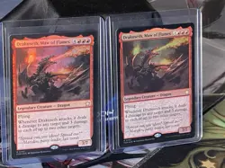 (4)x MTG Drakuseth, RARE Maw of Flames Foundations 2x FOIL, 2x Regular 0193 NM/M - Image 2