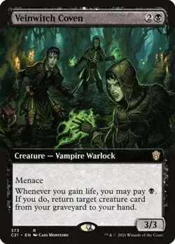 Veinwitch Coven - Extended Art C21 LP MTG - Image 1