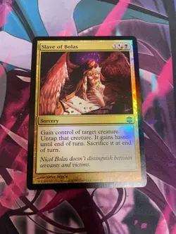MTG - SLAVE OF BOLAS - UNCOMMON - FOIL - ALARA REBORN - MP - Image 1