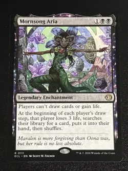 MTG Lorwyn Eclipsed Mornsong Aria 0111 NM Rare - Image 1