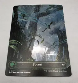 Forest (0371) (Borderless) (Galaxy Foil) Edge of Eternities Mint Never Played - Image 1