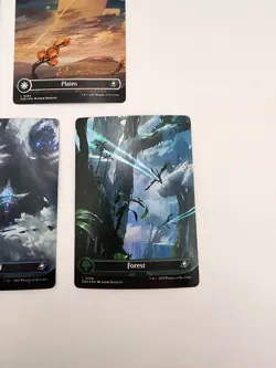 Five Galaxy Foil Full Art Borderless Basic Land Set • MTG Edge Of Eternities - Image 5