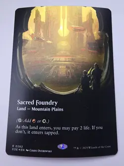 Sacred Foundry (Borderless) Edge of Eternities Foil - Image 1