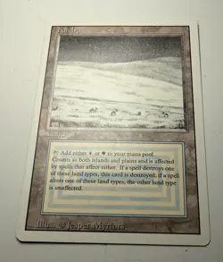 Magic The Gathering MTG TUNDRA Revised Edition LP Lightly Played - Image 1