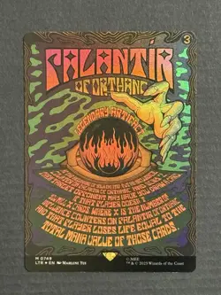 Magic The Gathering Palantir Of Orthanc Borderless Poster LTR Foil - Image 2
