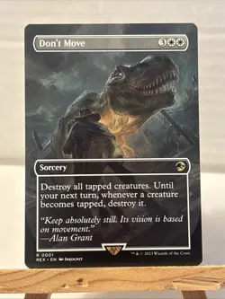 Don't Move (Borderless) Universes Beyond: Jurassic Pikachu World Collection... - Image 1