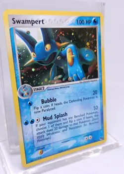 Pokemon Swampert 5/17 Pop Series 1 Ex Era Holo Rare Promo 2004 Swirl - Image 2