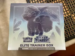 Pokemon Sword & Shield Silver Tempest Elite Trainer Box Alolan Vulpix Sleeves - Image 1