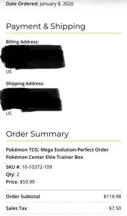 PRESALE 🔥 Pokemon -TCG - Mega Evolutions Perfect Order Elite Trainer Box ETB - Image 2