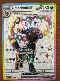 Umbreon ex SVP176 Sv: Scarlet & Violet Promo Cards Holo Pokemon TCG - Image 1