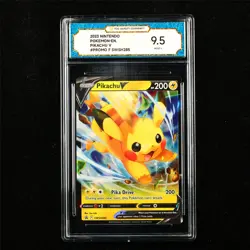 TQG 9.5 MINT+ 2023 Pokemon ENG Pikachu V SWSH285 Promo - Image 1