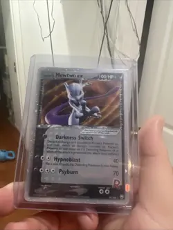 Pokemon Rocket's Mewtwo ex Team Rocket Returns Holo Ultra Rare EX 100 HP 99/109 - Image 1