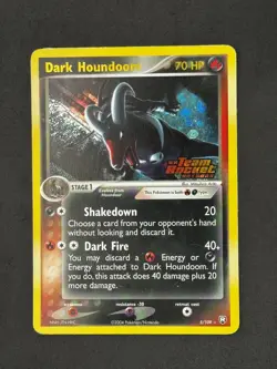 Pokemon TCG: Dark Houndoom - Team Rocket Returns 5/109 - Reverse Holo MP/HP - Image 1