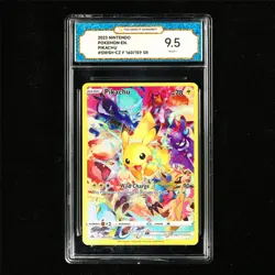 TQG 9.5 MINT+ 2023 Pokemon ENG Pikachu 160/159 SR - Image 2