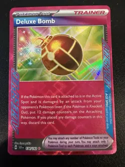 Pokemon TCG Deluxe Bomb 134/142 Stellar Crown Ace Spec Trainer Card - Image 1