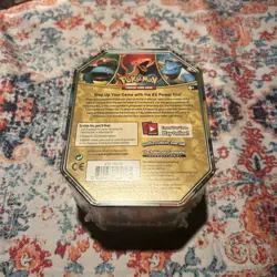 Charizard EX Tin 2014 Pokemon TCG Contains XY29 PROMO NEW *Factory Sealed* - Image 2