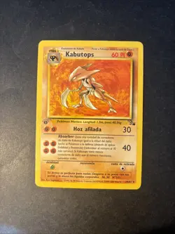 Pokemon Spanish Kabutops 24/62 Fossil 1st Edition Rare Moderately Played MP - Image 1