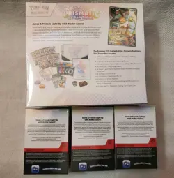 Pokemon TCG Sealed Lot -Prismatic Evolutions - 3 Booster Bundles & 1 ETB - Image 4