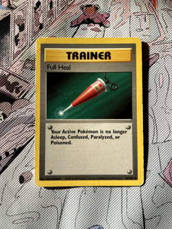 Full Heal | Base Set 82/102 | Vintage 1999 Pokemon | Very Good | 2x Available - Image 3