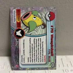 Weepinbell # 70 -Topps Chrome Pokemon- TV Animation Edition- Chromefoil - Image 2