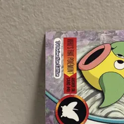 Weepinbell # 70 -Topps Chrome Pokemon- TV Animation Edition- Chromefoil - Image 4