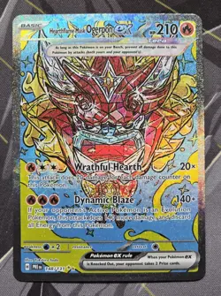 Pokemon TCG Hearthflame Mask Ogerpon ex 148/131 NM-M - Image 1