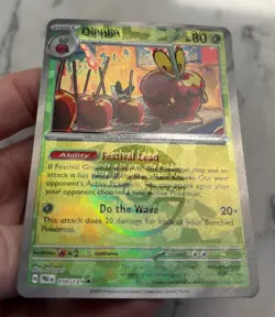 ERROR Pokemon Prismatic Evolutions Dipplin Poke Ball Texture Shift Error 010/131 - Image 1