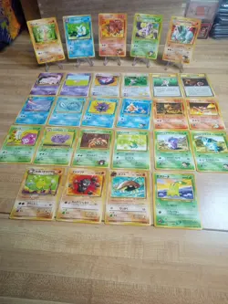 1996 Pokemon TCG Japanese Original Sets Team Rocket Fossil Base Set Gym Lot X27 - Image 1