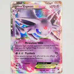 Espeon EX Normal XY - BREAKpoint Ultra Rare 52/122 MP Pokemon TCG - Image 1