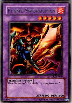 Flame Swordsman DB1-EN100 Unlimited - Yu-Gi-Oh! TCG Rare - Image 1